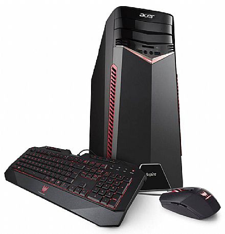 Computador Gamer - Computador Gamer Acer Aspire GX-783-BR13 - Intel i7 7700, 16GB, HD 1TB, GeForce GTX 1060 6GB, Kit Teclado e Mouse, Windows 10