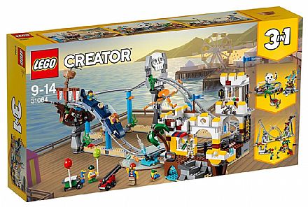 Brinquedo - LEGO Creator - Montanha-Russa de Piratas - 31084