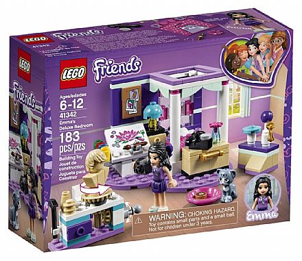 Brinquedo - LEGO Friends - O Quarto da Emma - 41342