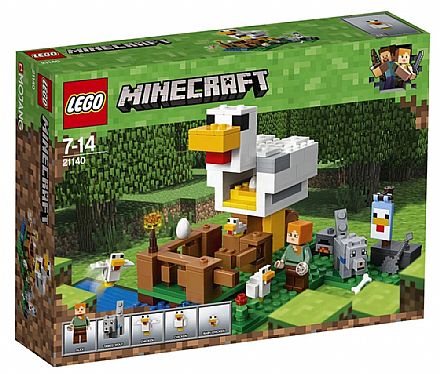 Brinquedo - LEGO Minecraft - O Galinheiro - 21140