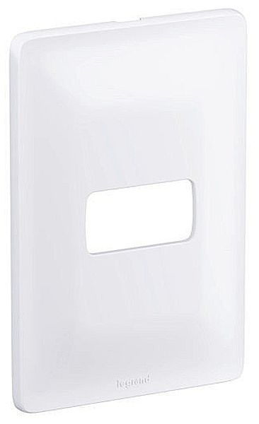 Iluminação & Elétricos - Placa Legrand Pial Zeffia - para 1 módulo - Branco - 680181