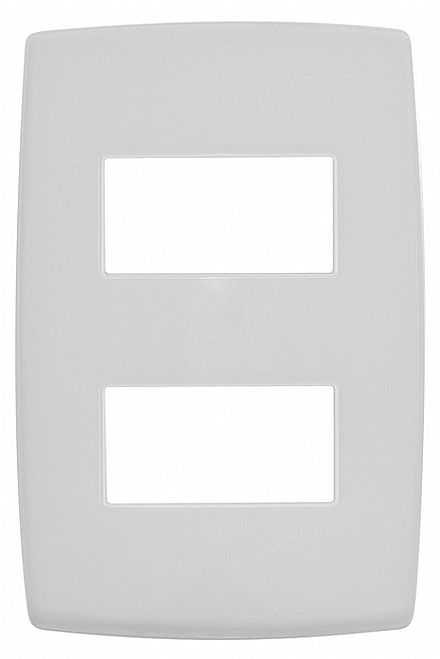Iluminação & Elétricos - Placa Legrand Pial Plus - para 2 módulos - Branco - 618506