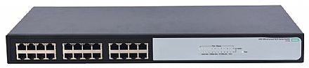 Rede Switch - Switch 24 portas HPE Aruba 1420-24G-R - 24 portas Gigabit - JG708B