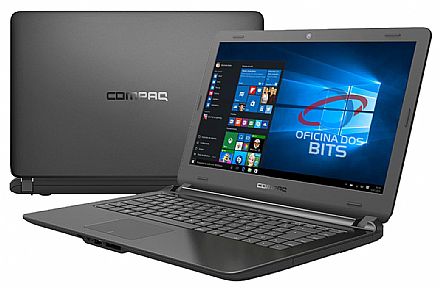 Notebook - Notebook HP Compaq Presario CQ21N - Tela 14", Intel® i3, 4GB, HD 500GB, Windows 10