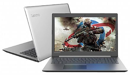 Notebook - Notebook Lenovo Ideapad 330 - Tela 15.6", Intel i5 8250U, 8GB, SSD 480GB, GeForce MX150 2GB, Windows 10 - 81FE0001BR