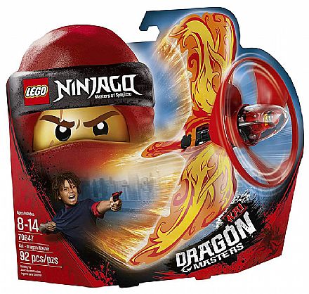 Brinquedo - LEGO Ninjago - Kai - Mestre Dragão - 70647