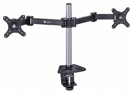 Suporte de Monitor/TV - Suporte para 2 Monitores / TVs até 32" Vinik - com Regulagem de Altura - Padrão VESA - SM310C
