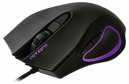 Mouse - Mouse Gamer C3 Tech Buzzard - 3200dpi - 1ms - 6 Botões - Iluminação LED - MG-110BK