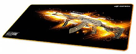 Mouse pad - Mousepad Gamer C3Tech Killer Fire - Extended - 700 x 300mm - MP-G1000