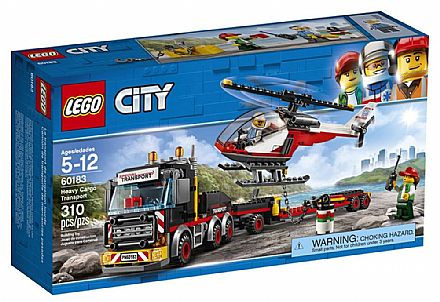 Brinquedo - LEGO City - Transporte de Carga Pesada - 60183