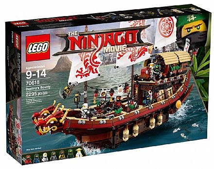 Brinquedo - LEGO Ninjago - Navio Recompensa do Destino - 70618