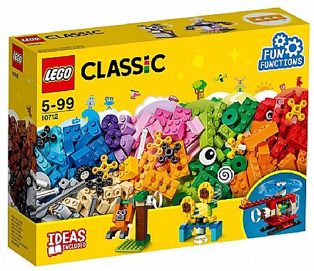 Brinquedo - LEGO Classic - Peças e Engrenagens - 10712