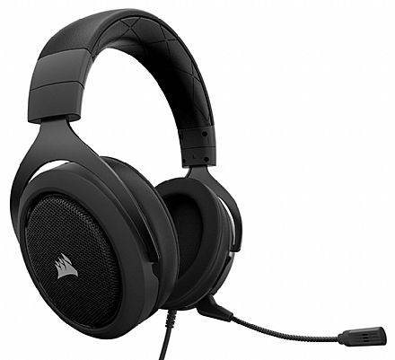 Fone de Ouvido - Headset Corsair Gaming HS60 Surround - Áudio 7.1 Surround - Conector P2 - Compatível com PC / PS4 / Xbox One / Switch - Preto - CA-9011173-NA