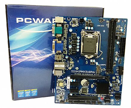 Placa Mãe para Intel - PCWare IPMH310 PRO (LGA 1151 - DDR4 2400) Chipset Intel H310 - Slot M.2 - Micro ATX