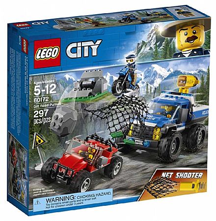 Brinquedo - LEGO City - Perseguição em Terreno Acidentado - 60172