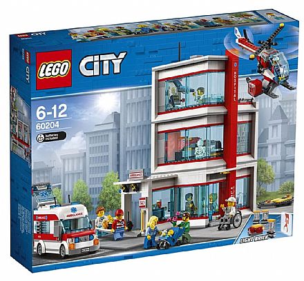 Brinquedo - LEGO City - Hospital da Cidade - 60204