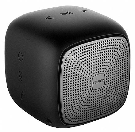 Caixa de Som - Caixa de Som Portátil Edifier MP200 - Bluetooth - Resistente a Respingos - 5.5W RMS - Entrada MicroSD - Preto