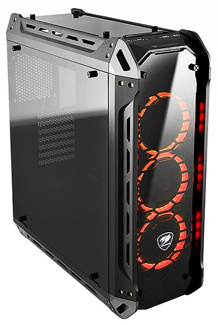 Gabinete - Gabinete Cougar Gaming Panzer-G - USB 3.0 - Mid Tower - Vidro Temperado - com Cooler LED