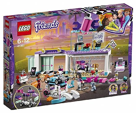 Brinquedo - LEGO Friends - Loja Criativa de Tunning - 41351