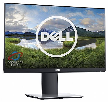 Monitor - Monitor 21.5" Dell P2219H Profissional - Full HD IPS - Regulagem de Altura e Rotação - Suporte VESA - USB - DisplayPort/HDMI/VGA