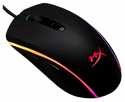 Mouse - Mouse Gamer HyperX Pulsefire FPS Surge - 16.000dpi - com LED RGB - 6 Botões - HX-MC002B