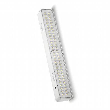 Iluminação & Elétricos - Luminária de Emergência com 60 LEDS - Bivolt - 3W - Cor 6500K - Elgin 48LEM60L0000 V2