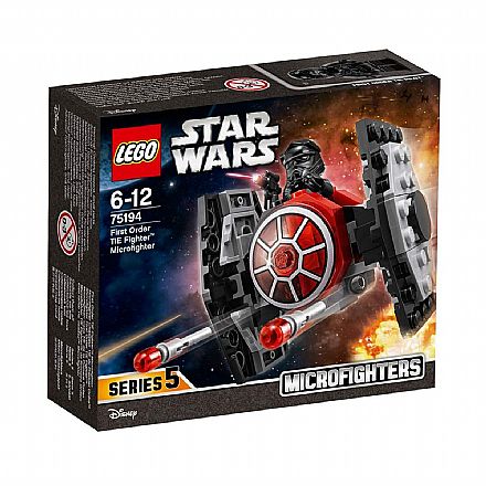 Brinquedo - LEGO Star Wars Microfighters - Caça TIE da Primeira Ordem - 75194