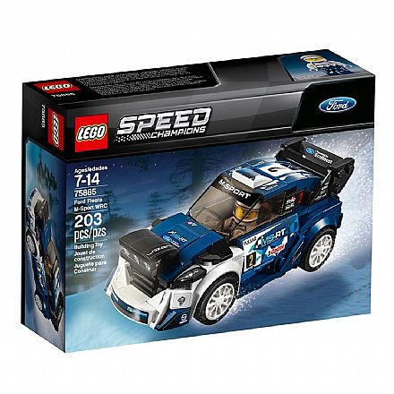 Brinquedo - LEGO Speed Champions - Ford Fiesta M-Sport WRC - 75885