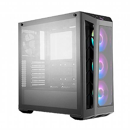 Gabinete - Gabinete Cooler Master MasterBox MB530P - Janelas em Vidro Temperado - Cooler RGB - MCB-B530P-KHNN-S01