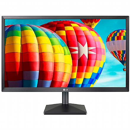 Monitor - Monitor 23.8" LG 24MK430H - Full HD IPS - 5ms - Suporte VESA - FreeSync - HDMI/VGA