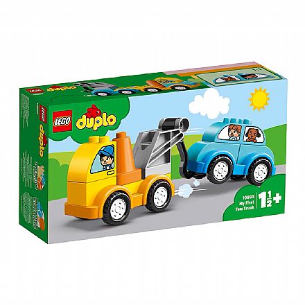 Brinquedo - LEGO Duplo - O Meu Primeiro Caminhão Reboque - 10883