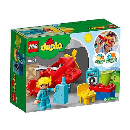 Brinquedo - LEGO Duplo - Avião - 10908