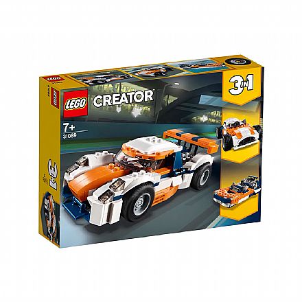 Brinquedo - LEGO Creator - Modelo 3 em 1: Piloto do Pôr do Sol - 31089