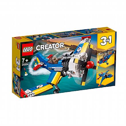 Brinquedo - LEGO Creator - Modelo 3 em 1: Aeronaves de Corrida - 31094