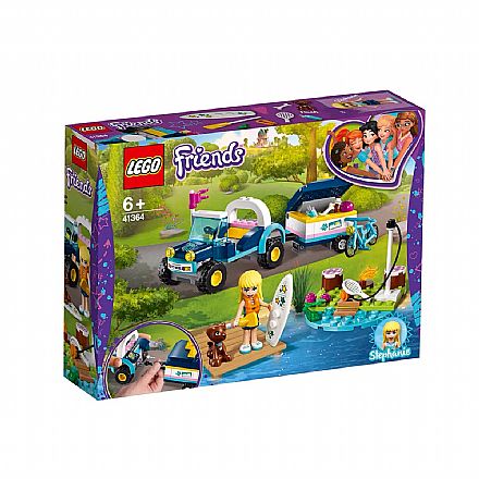 Brinquedo - LEGO Friends - Buggy e Trailer da Stephanie - 41364