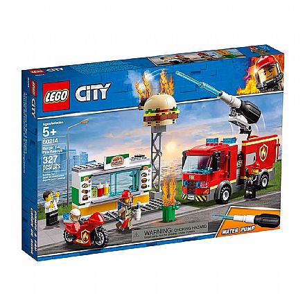 Brinquedo - LEGO City - Resgate na Hamburgueria - 60214
