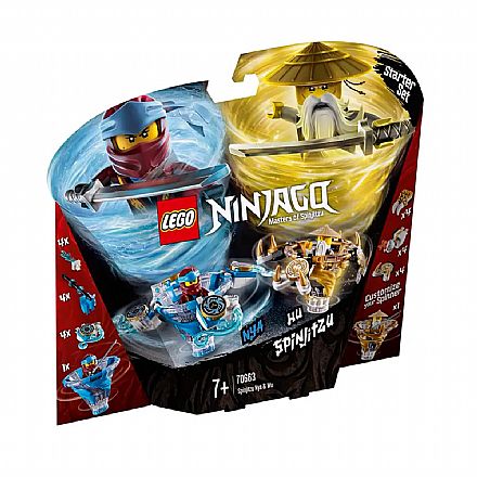 Brinquedo - LEGO Ninjago - Spinjitzu Nya e Wu - 70663