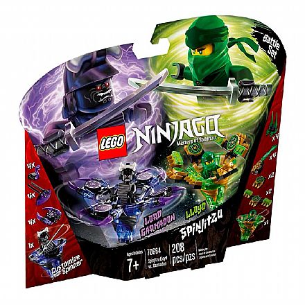 Brinquedo - LEGO Ninjago - Spinjitzu Lloyd Contra Garmadon - 70664