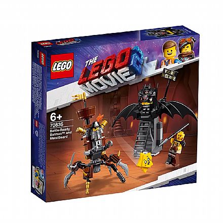 Brinquedo - LEGO The Movie - Batman e Barba de Ferro Prontos para Batalha - 70836