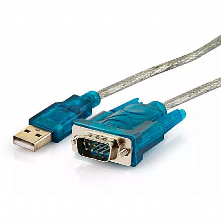 Cabo & Adaptador - Cabo Conversor USB para Serial DB9 (RS232) - 1,5 metros