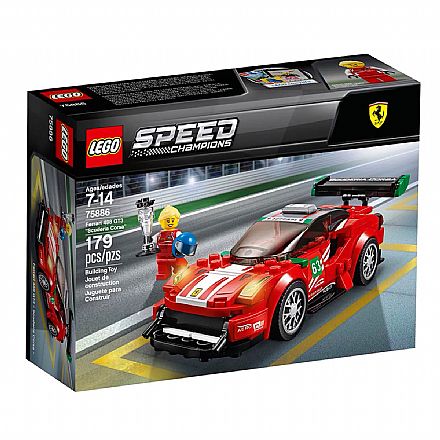 Brinquedo - LEGO Speed Champions - Ferrari 488 GT3 - 75886