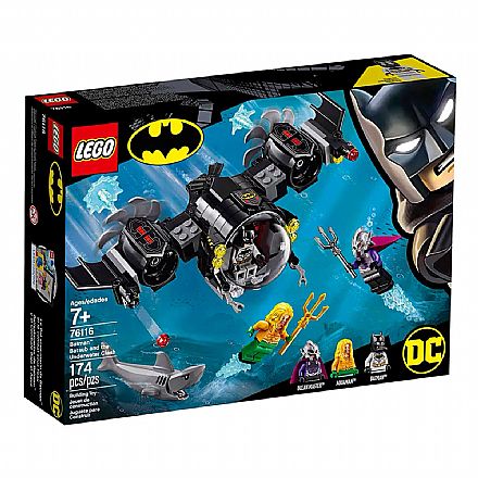 Brinquedo - LEGO Super Heroes DC Comics - Batman e Aquaman Contra o Mestre do Oceano - 76116