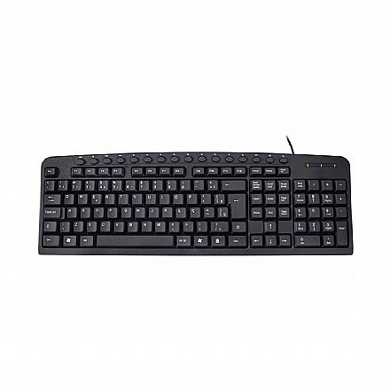 Teclado - Teclado USB Multimidia K-Mex - ABNT2 - KM2928U