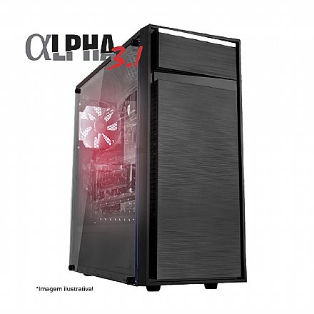 Computador Gamer - PC Gamer Bits Alpha 3.1 Powered by ASUS - Intel® i5 9400F, 8GB, HD 500GB, Geforce GTX 1650 4GB