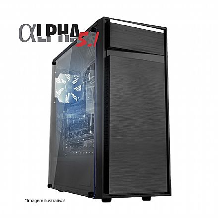 Computador Gamer - PC Gamer Bits Alpha 5.1 - Intel® i5 9400F, 8GB, HD 500GB, Geforce GTX 1660 6GB