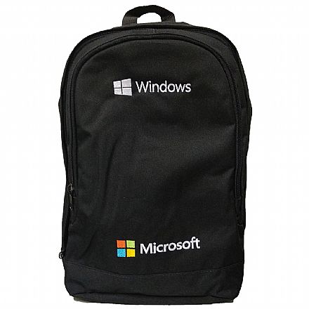 Mochila / Bolsas - Mochila Microsoft Basic - para Notebook - Preto