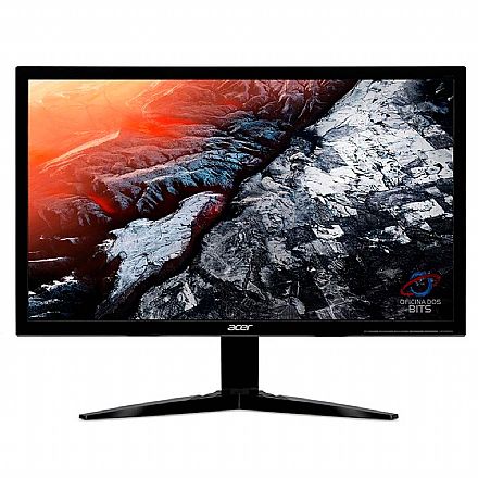 Monitor - Monitor Gamer 23.6" Acer KG241Q - Full HD - 144Hz - 1ms - FreeSync - Painel TN - HDMI/DisplayPort