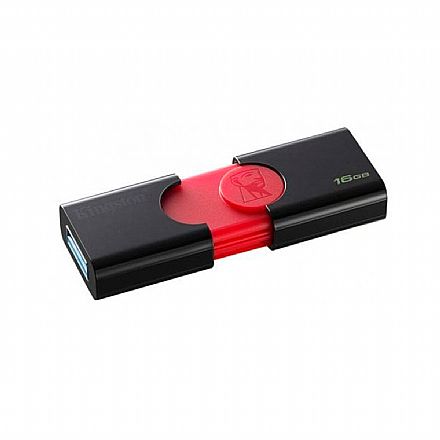 Pen Drive - Pen Drive 16GB Kingston DataTraveler 106 - USB 3.0 - DT106/16GB