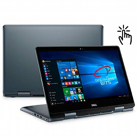 Notebook - Notebook Dell Inspiron i14-5481-M30 2 em 1 - Tela 14" Touch, Intel i7 8565U, 8GB, HD 1TB, Windows 10 - Cinza