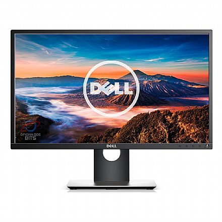 Monitor - Monitor 23.8" Dell P2419H Profissional - Full HD IPS - 5ms - Regulagem de Altura e Rotação - Suporte VESA - USB - DisplayPort/HDMI/VGA - Garantia 90 Dias - Outlet